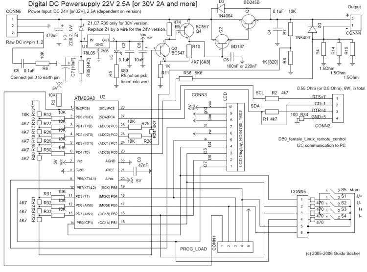 老外用AVR設(shè)計(jì)的數(shù)字電源電路分析