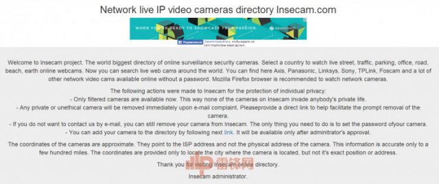 中国大量摄像头遭破解 你在家中可能被直播！