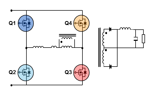 MOSFET晶体管在移相ZVS全桥直流-直流转换器内的工作特性: 设计考虑因素和实验结果 