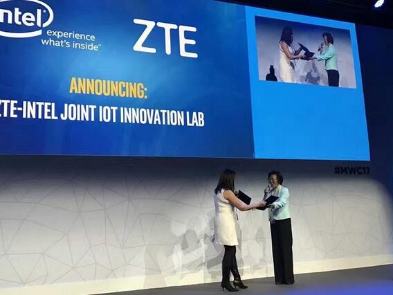 中兴通讯与Intel签订IoT 创新实验室合作协议