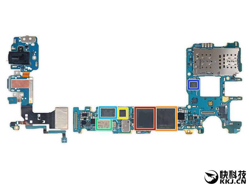 Galaxy S8全球首发拆解！屏幕碎了就悲剧