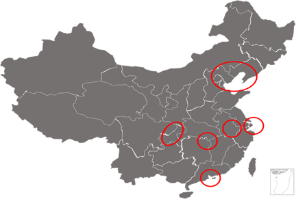 中国工业机器人产业集群