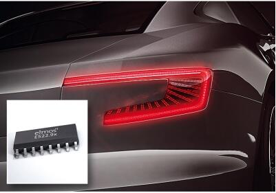 elmos推出用于汽车尾灯，具有功率管理专利技术的线性LED驱动器