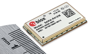 u-blox推出全球最小的具有四频带2G回落的LTE Cat M1和NB-IoT多模模块