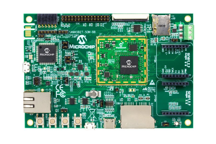 Microchip通過基于SAMA5D2 MPU的系統(tǒng)模塊簡化工業(yè)級Linux? 的設計