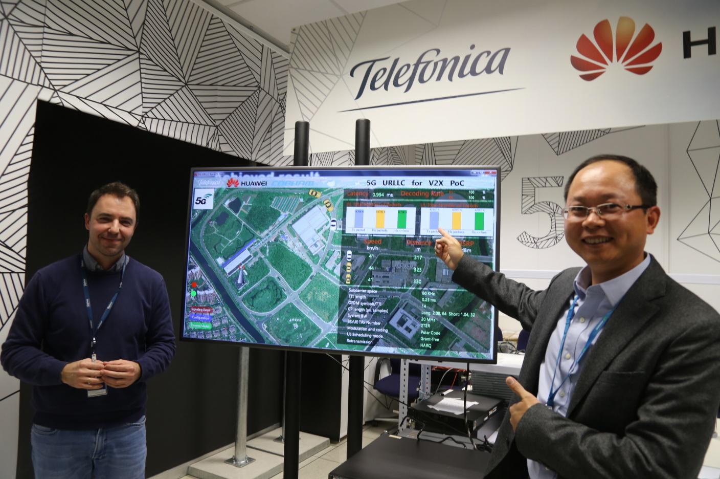 5G产业化里程碑：西班牙电信与华为完成世界首个5G车联网PoC