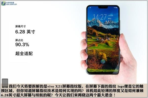 vivo X21拆解探秘：原來(lái)屏下指紋是這樣