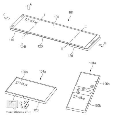 三星革命性柔性屏设备专利曝光：可戴在手腕