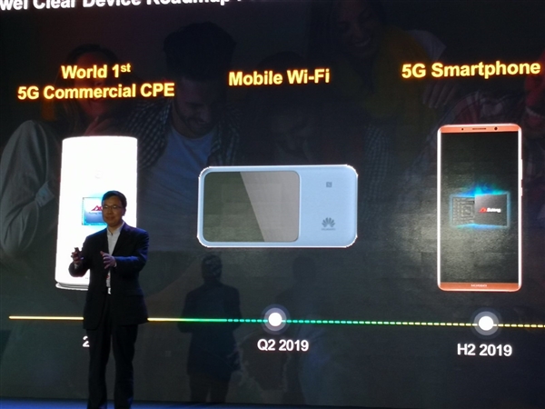华为5G路线图：2019年下半年推出5G手机