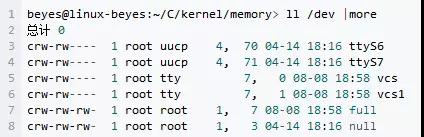 嵌入式Linux主設(shè)備號(hào)和次設(shè)備號(hào)詳解