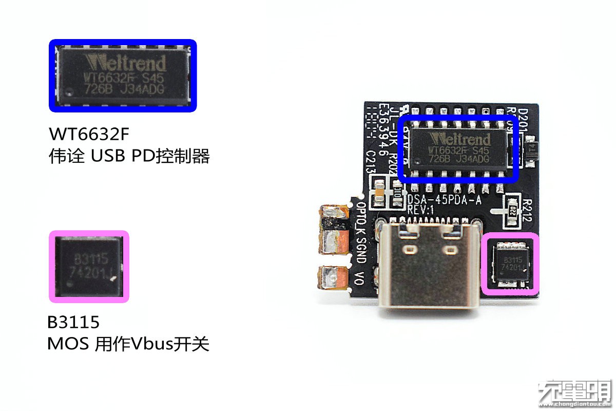 聯(lián)想LS-45WTCPD USB-C電源適配器拆解