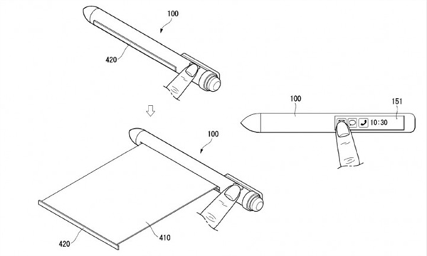 LG智能手写笔申请专利 柔性屏幕可代替手机