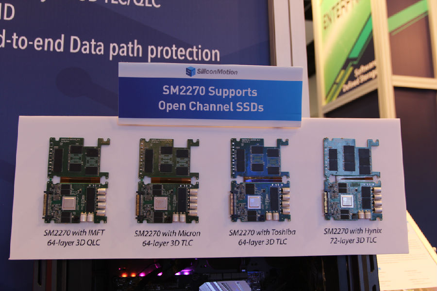 慧榮科技在2018年閃存峰會上推出全新雙模企業(yè)級SSD控制芯片解決方案