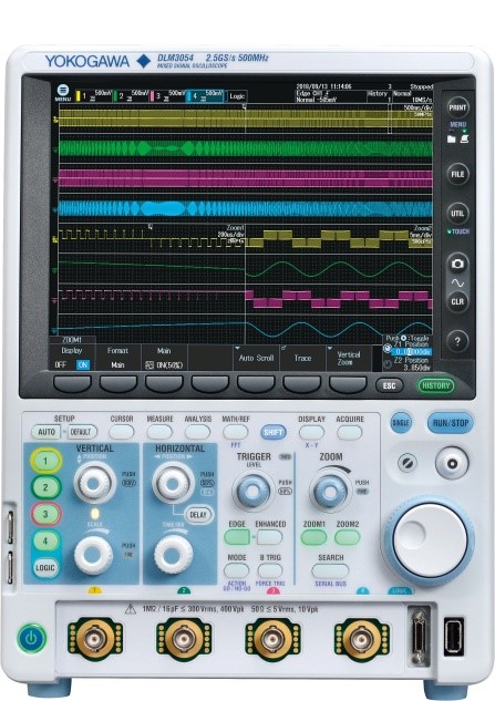 橫河發(fā)布DLM3000——新一代混合信號示波器