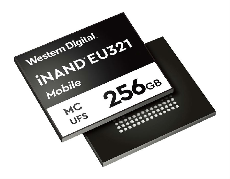 西部數據推出96層3D NAND UFS 2.1嵌入式閃存盤，定位高端智能手機