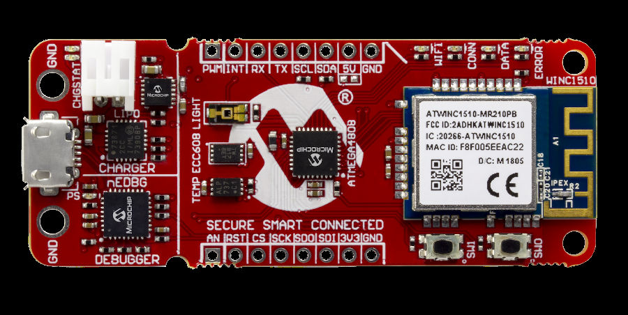 利用面向Google Cloud的Microchip AVR? MCU開(kāi)發(fā)板， 輕松一點(diǎn)即可創(chuàng)建安全的連網(wǎng)應(yīng)用 