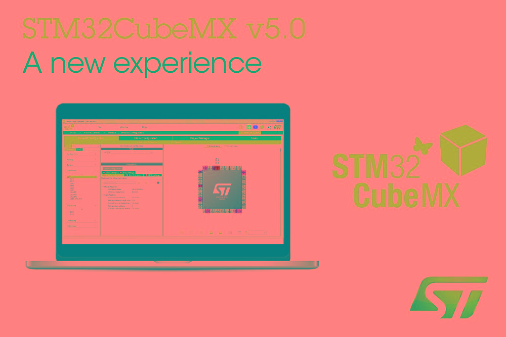 意法半導(dǎo)體STM32CubeMX MCU引入多面板GUI 更新配置軟件以改善開發(fā)者體驗