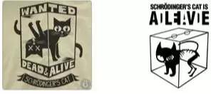 图1：对不死不活又死又活的薛定谔猫的艺术描写