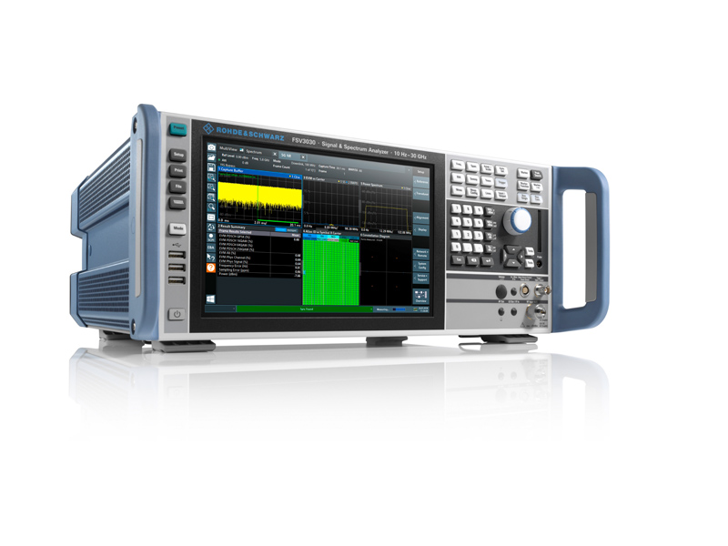 适用于5G NR、实验室和生产线高速测试的新型频谱分析仪R&S®FSV3000和R&S®FSVA3000
