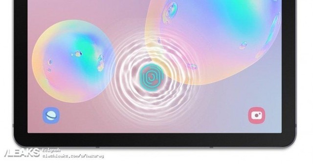 粉色版Galaxy Tab S6渲染图曝光：确认屏下指纹方案 
