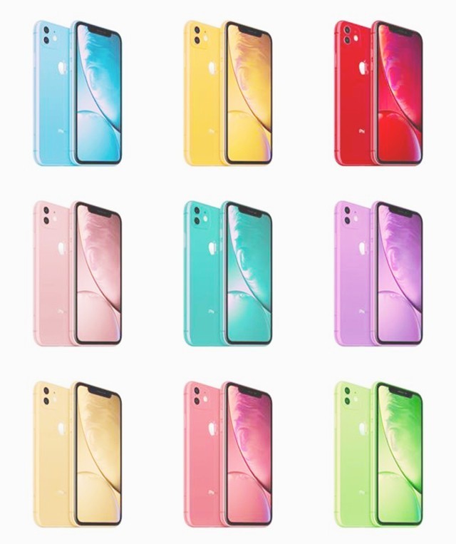 新款iPhone XR最新渲染图曝光 共9种配色 