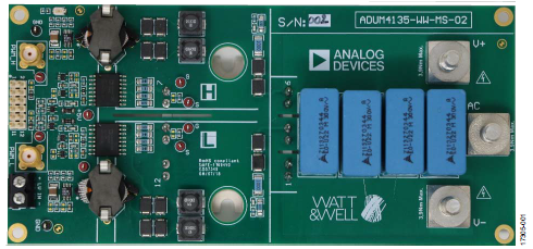 將ADuM4135柵極驅(qū)動器與Microsemi APTGT75A120T1G 1200 V IGBT模塊配合使用