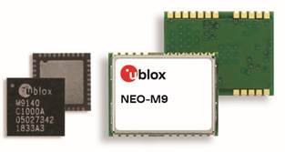u-blox最新的公尺級定位技術提供增強的GNSS效能