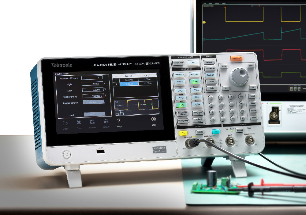 泰克为AFG31000推出全新双脉冲测试软件，简化功效测试