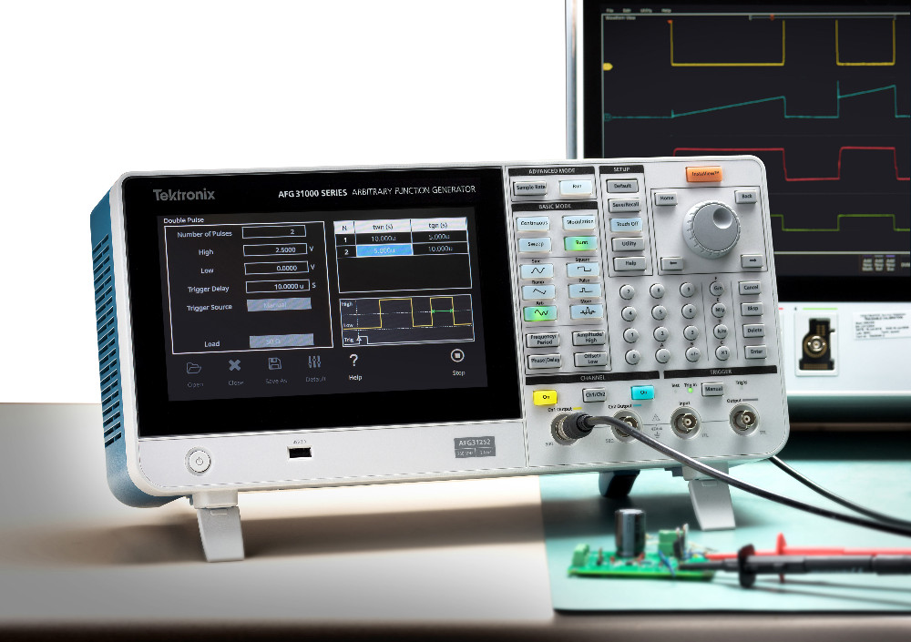 泰克為AFG31000推出全新雙脈沖測試軟件，簡化功效測試