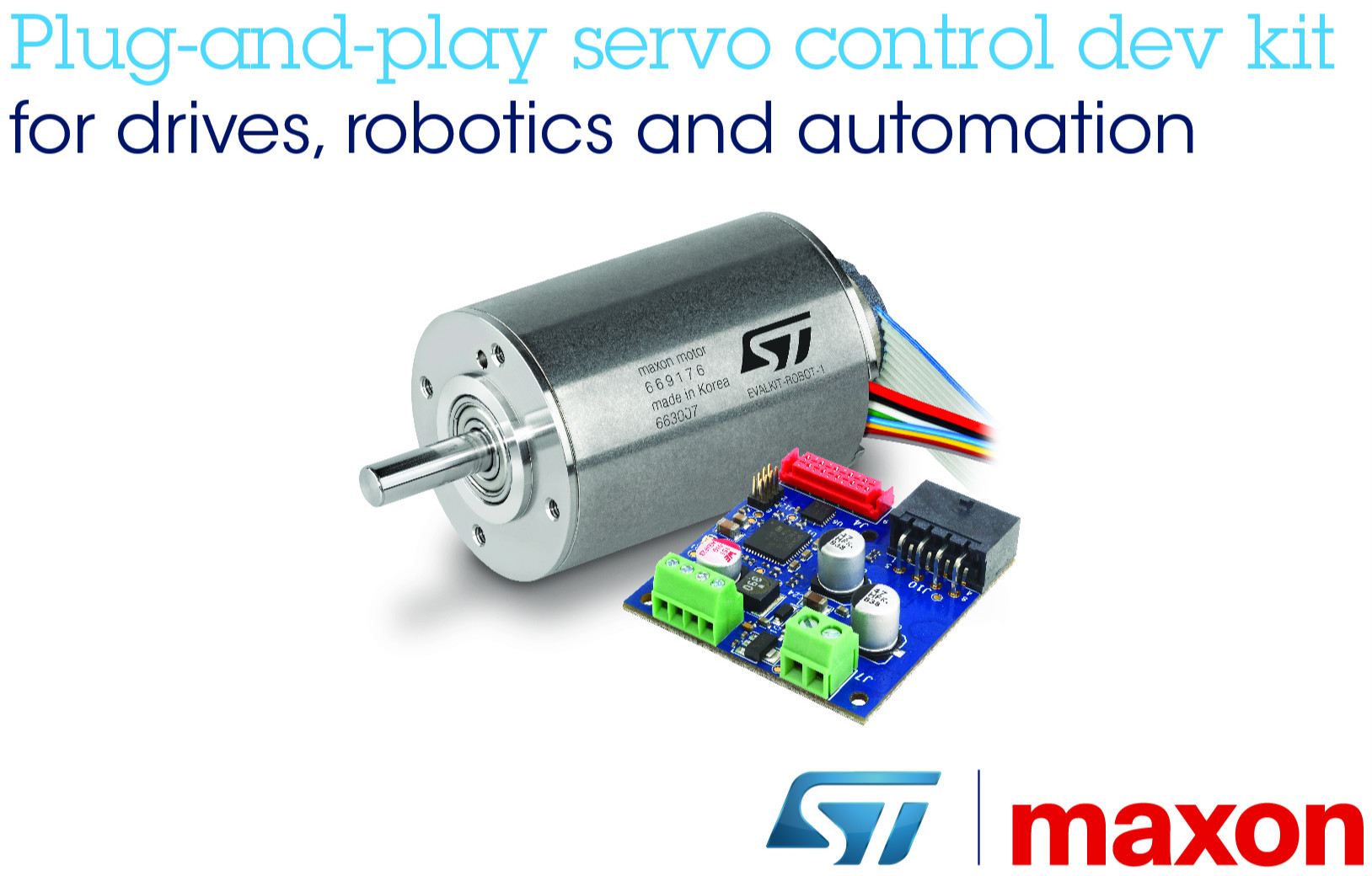 意法半导体与maxon合作开发机器人及自动化精密电机控制解决方案