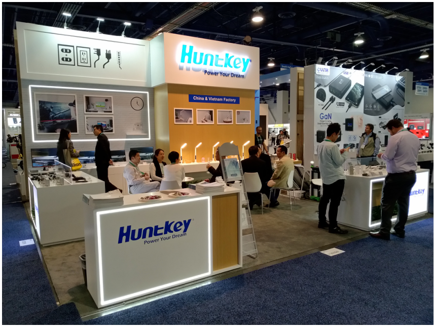 Huntkey航嘉精彩亮相CES 2020：带来多款工业电源&适配器