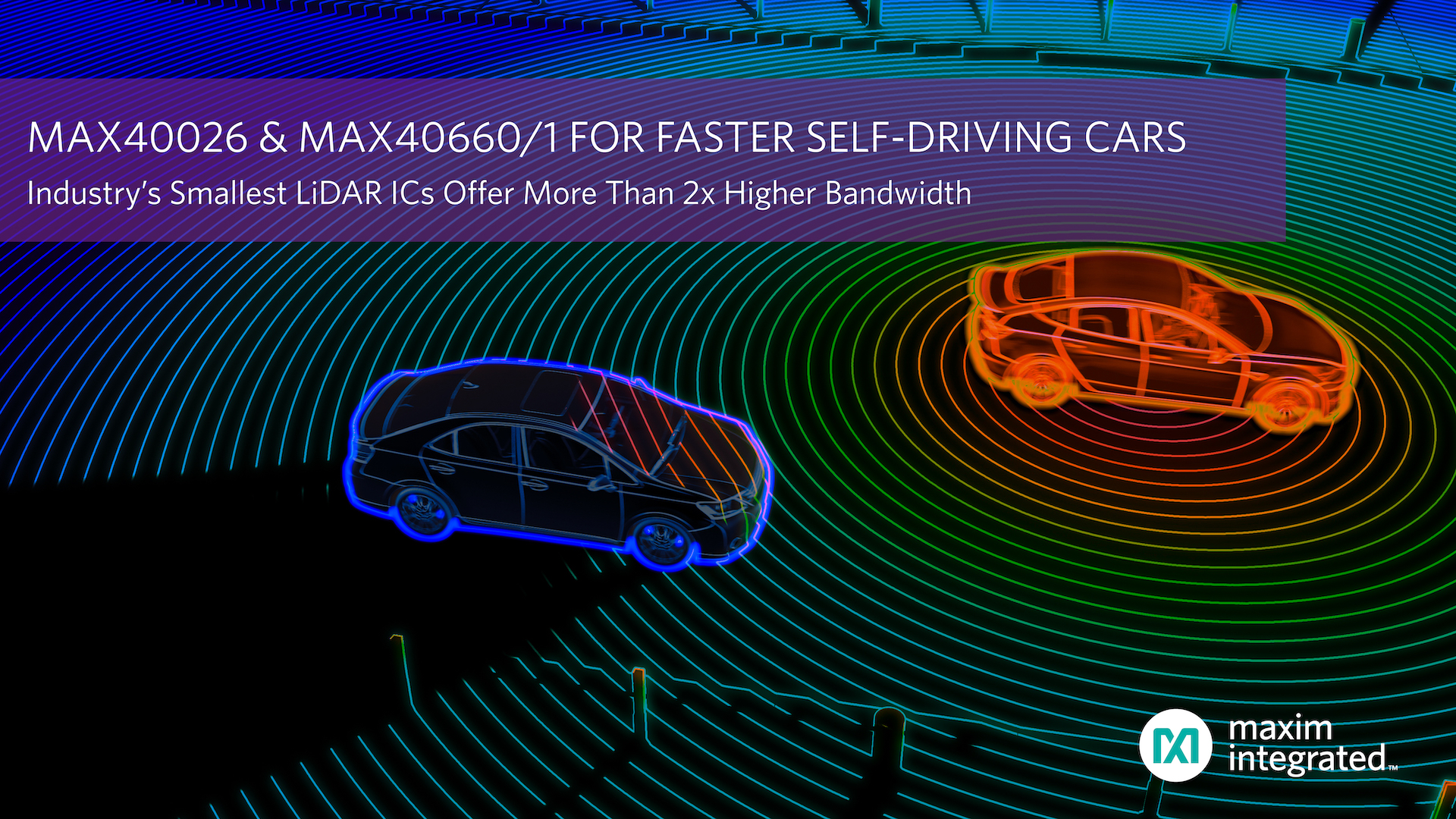 Maxim發(fā)布業(yè)界最小的LiDAR IC，帶寬提高2倍以上，加速自動駕駛汽車平臺設(shè)計