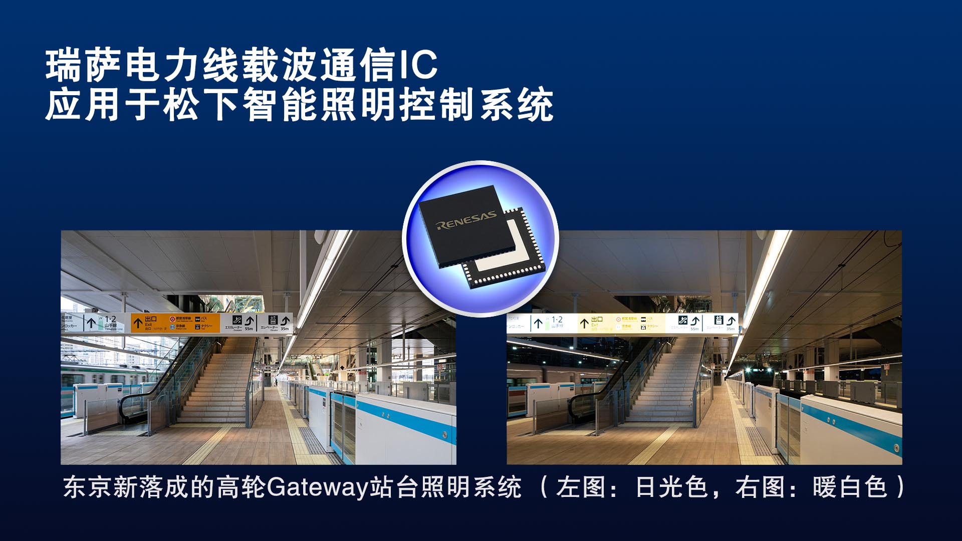 瑞萨电力线载波通信IC应用于松下智能照明控制系统