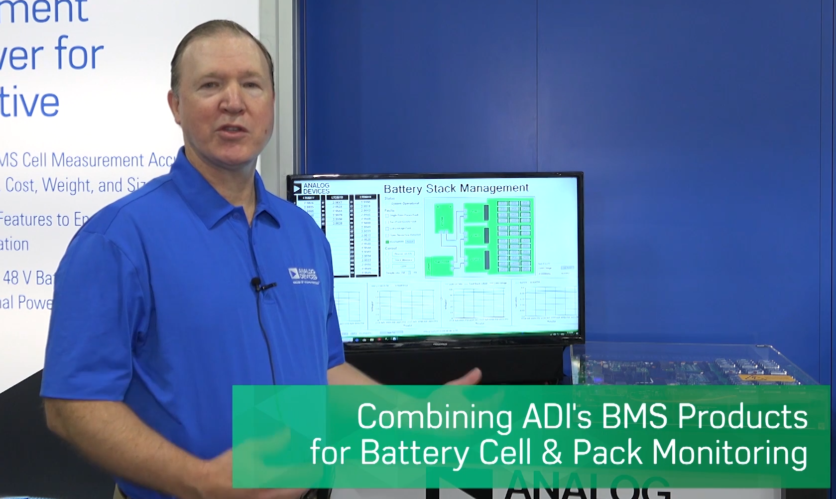结合运用ADI的BMS产品，实现电池单元和电池组监测