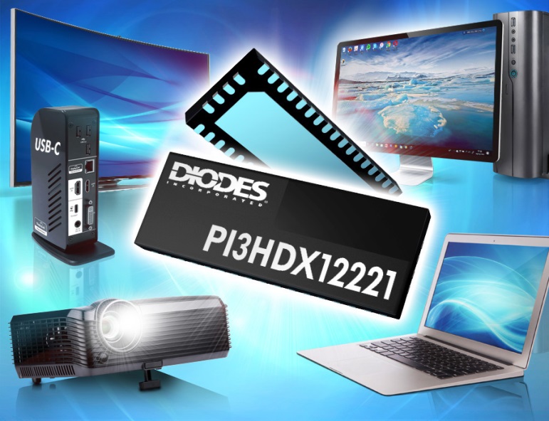 Diodes 公司的 HDMI 2.1 主动开关针对讯号完整性、功率及成本进行优化