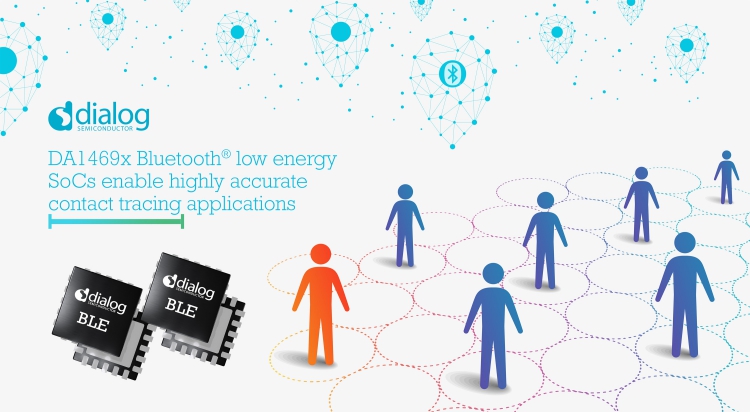 Dialog低功耗蓝牙SoC新增功能，助力减缓新冠疫情的蔓延
