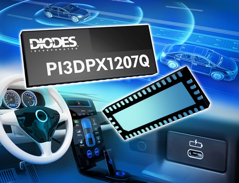 Diodes公司推出業界首創符合汽車規格的ReDriver 可透過USB Type-C支持DisplayPort