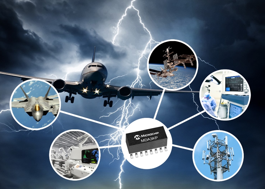 Microchip推出3kW瞬態(tài)電壓抑制二極管陣列產(chǎn)品，實(shí)現(xiàn)嚴(yán)苛環(huán)境下出色的電路保護(hù) 