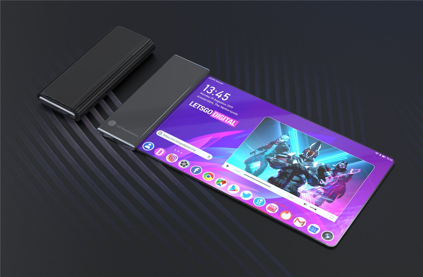 LG明年发布可卷曲的智能手机 京东方开发面板