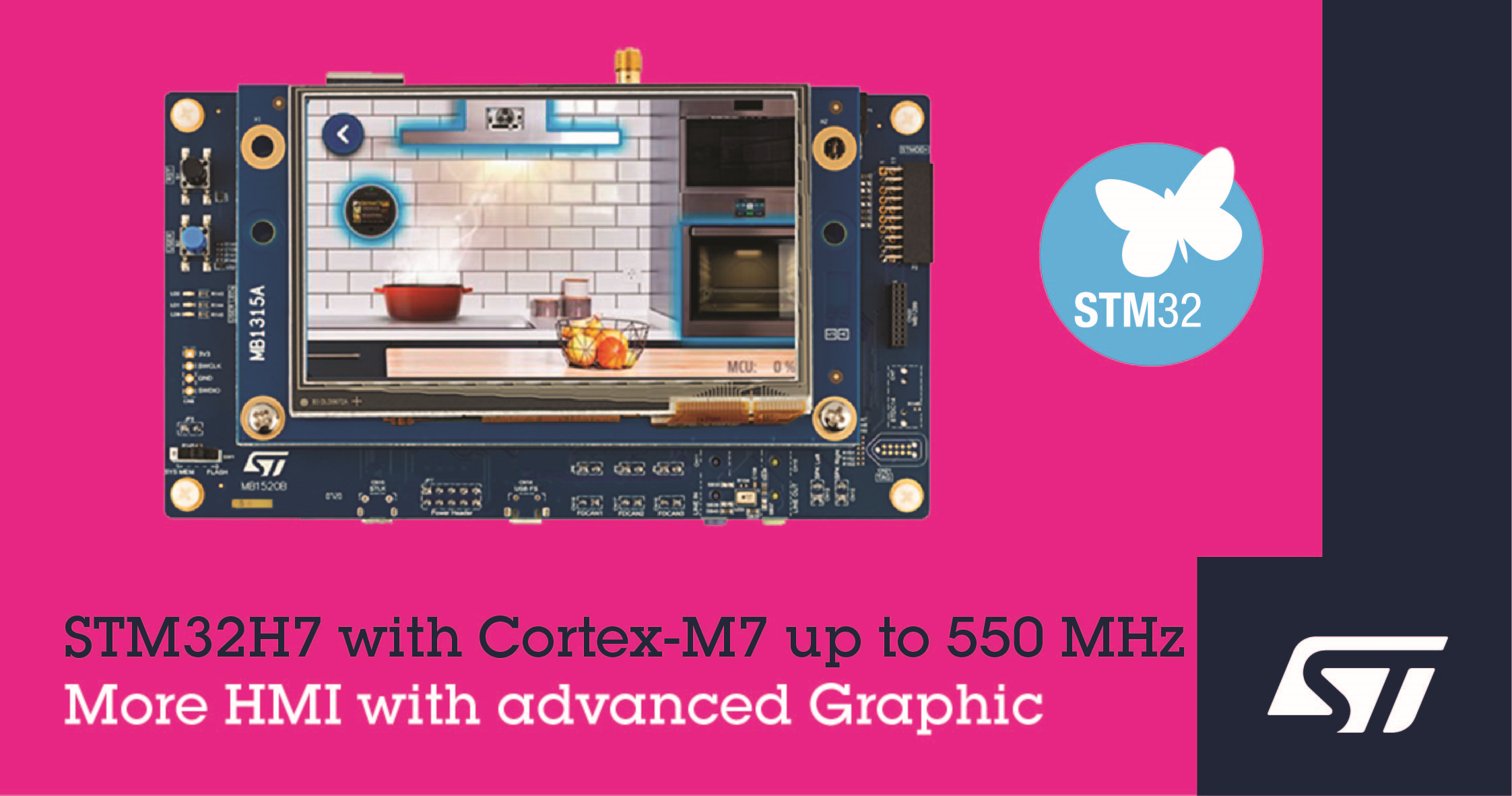 意法半导体推出新升级的更快的STM32H7微控制器 提高智能互联产品的性能和经济性