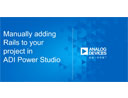 在ADI Power Studio中添加系统供电轨