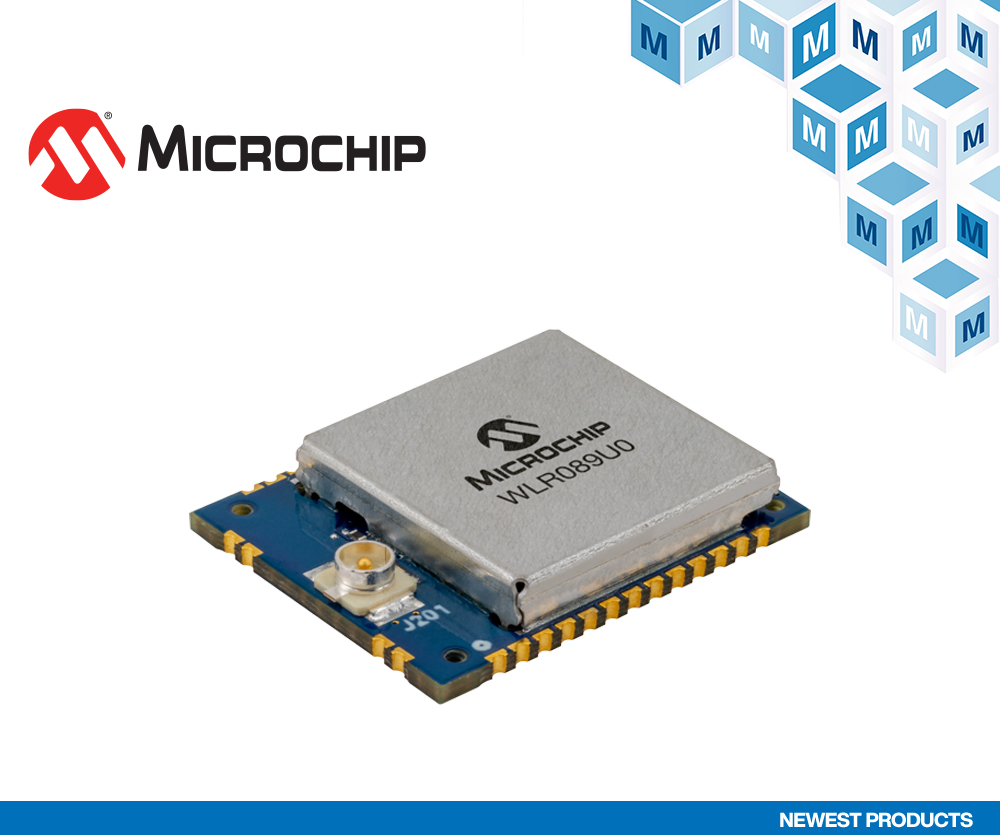 贸泽开售Microchip WLR089U0模块