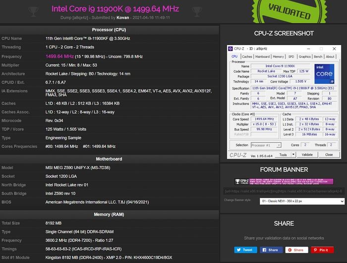 7200MHz! DDR4内存超频记录被刷新