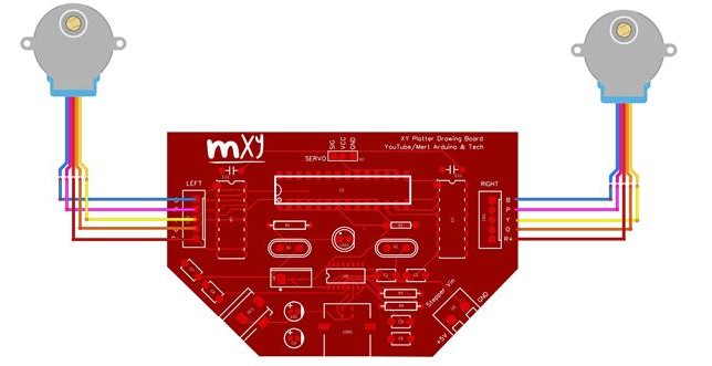 基于使用Atmega328P和ULN2003步進(jìn)驅(qū)動(dòng)器制造繪圖儀機(jī)器人