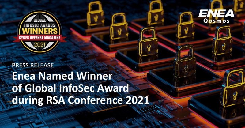 Enea在2021年RSA会议上被授予全球信息安全奖