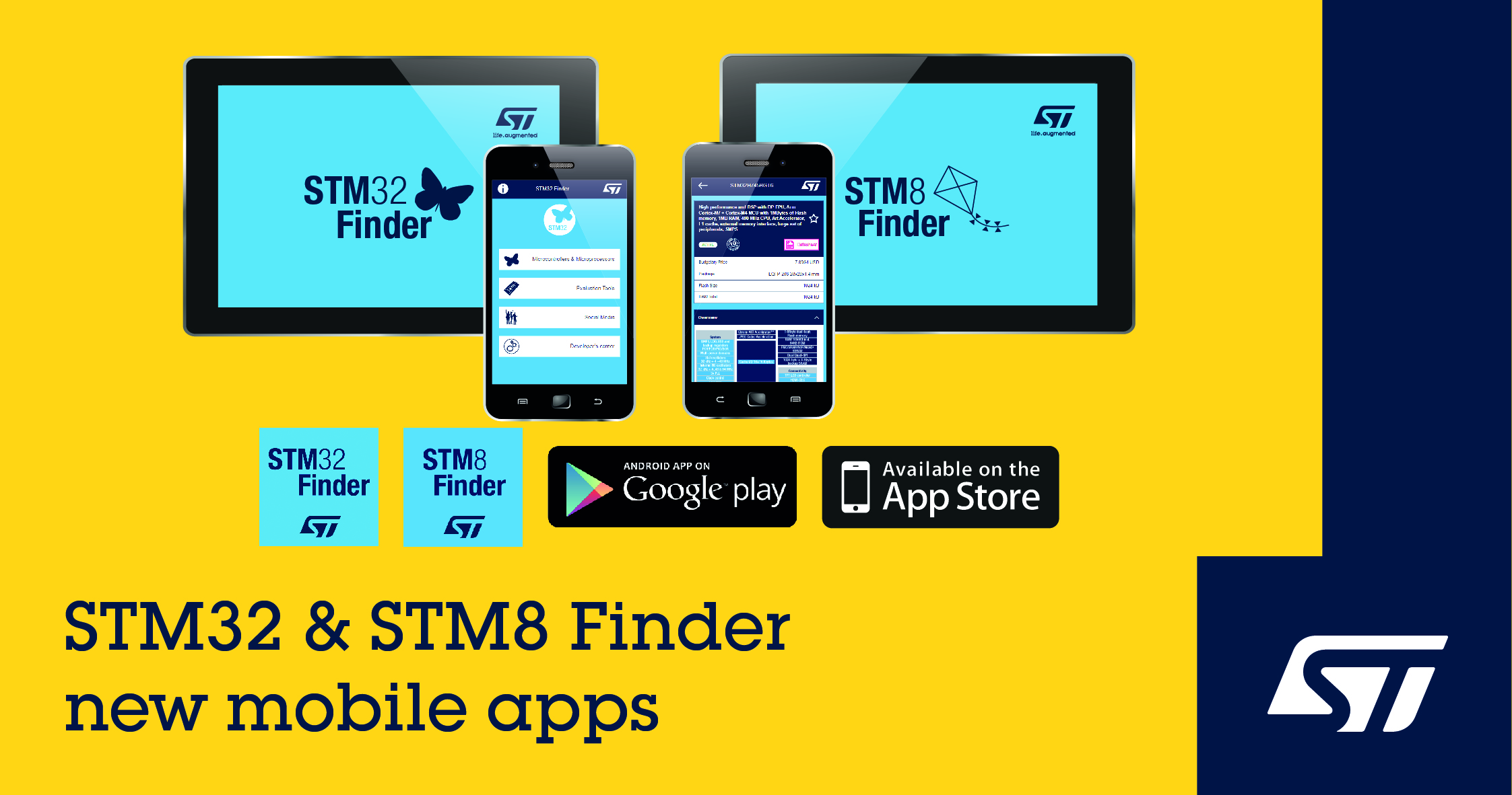 意法半導體新STM8和STM32手機應用軟件優(yōu)化微控制器選型