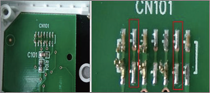 商用空调显示板贴片针座抗推力失效分析与研究