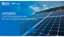 ADI：適合能源和太陽能應用的低EMI隔離式RS-485