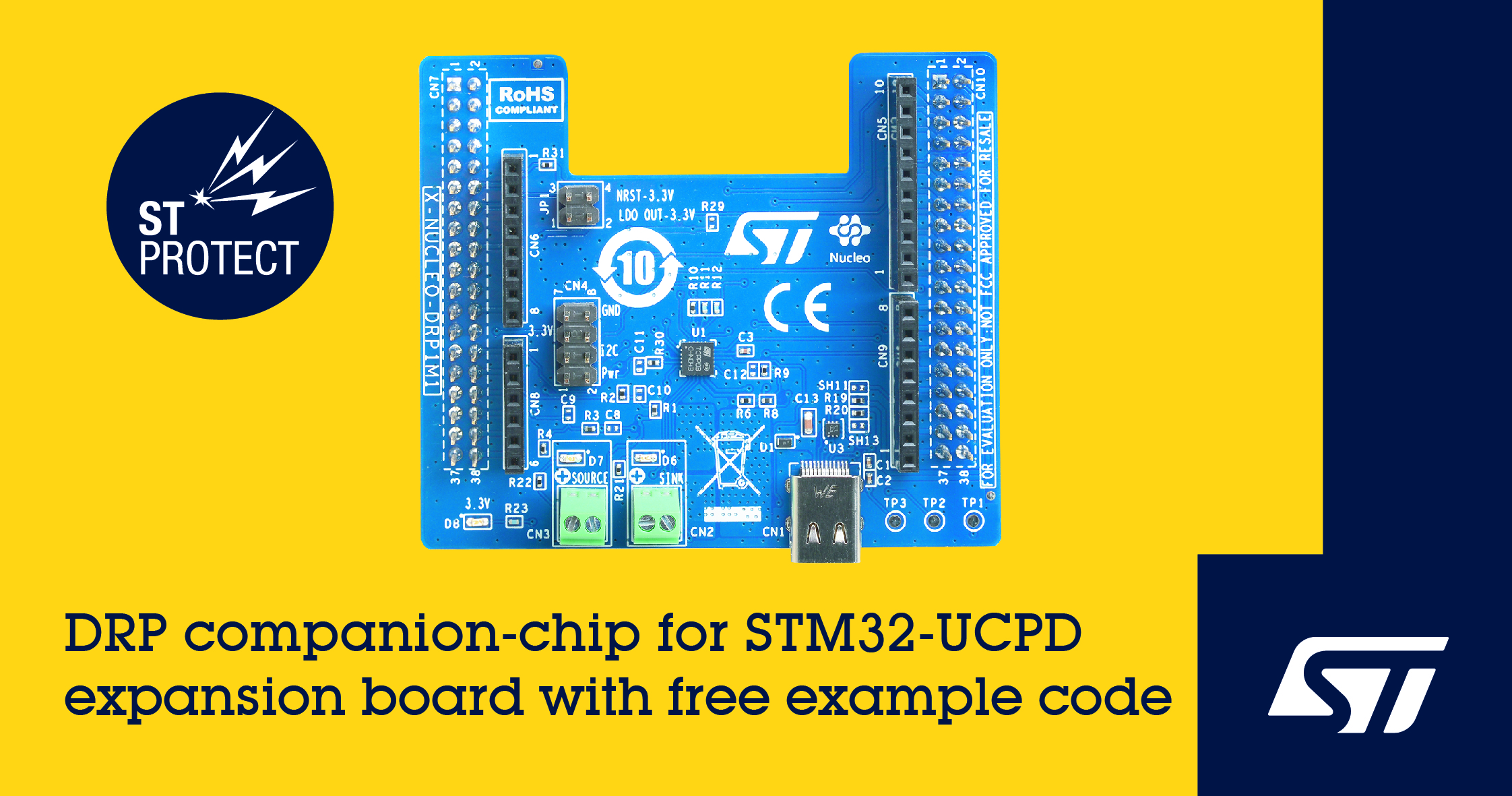 意法半导体端口保护IC为STM32 USB-C双角色输电量身定制