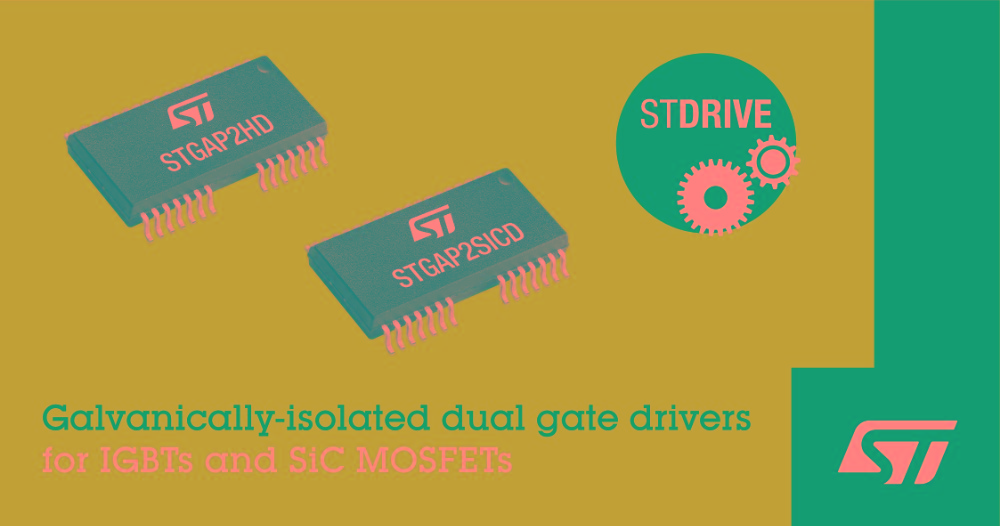 意法半导体双通道栅极驱动器优化并简化SiC和IGBT开关电路